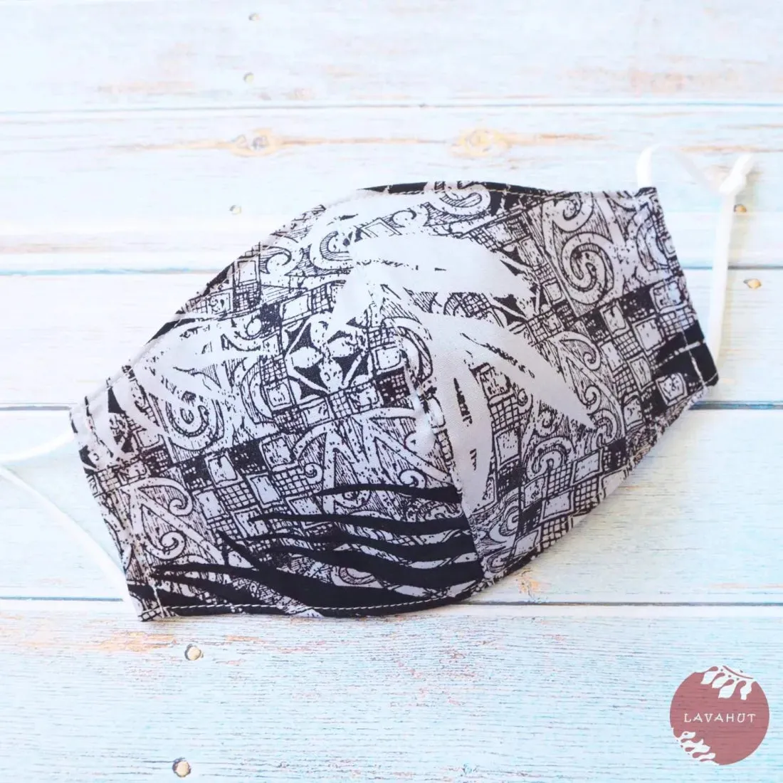 Adjustable Fashion Face Mask • Blue Haleakala