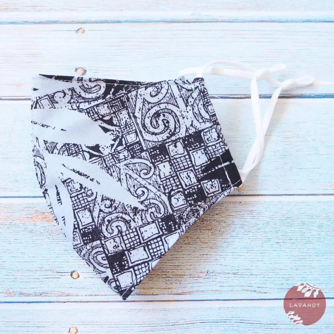 Adjustable Fashion Face Mask • Blue Haleakala