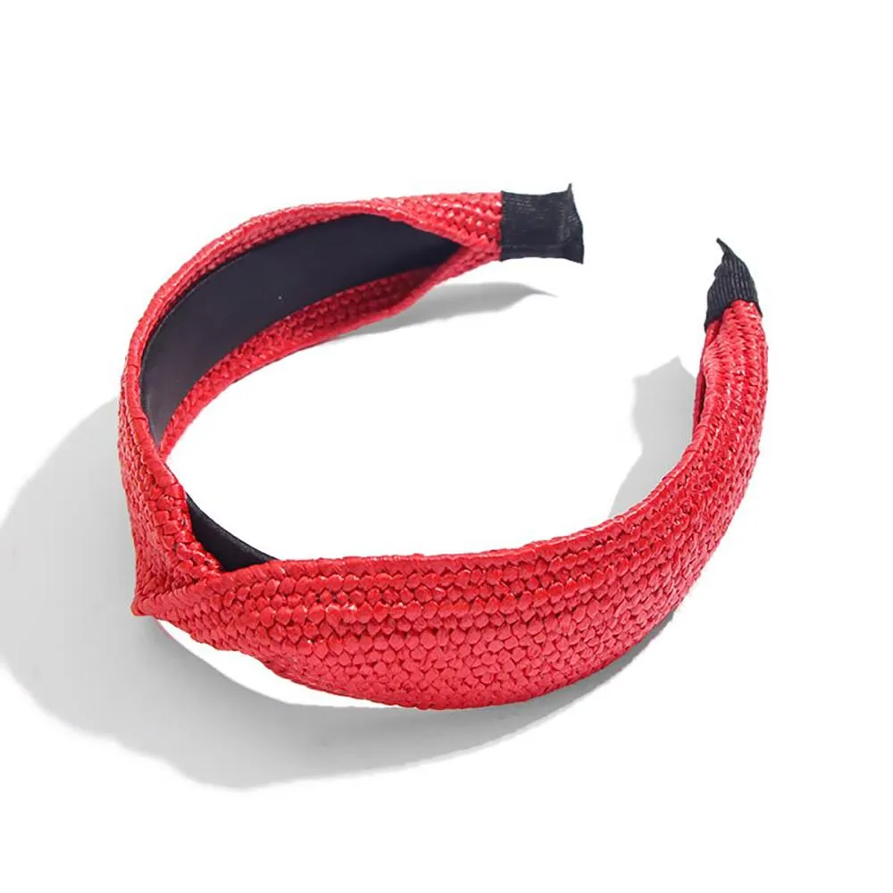 Astonishing Straw Knotted Headband