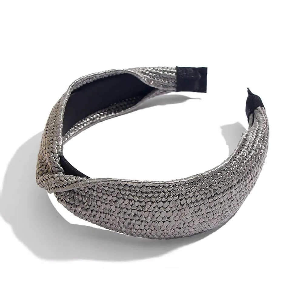 Astonishing Straw Knotted Headband
