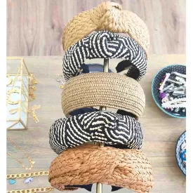 Astonishing Straw Knotted Headband