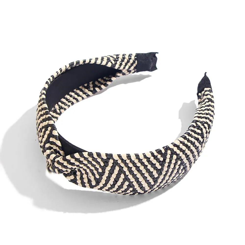 Astonishing Straw Knotted Headband