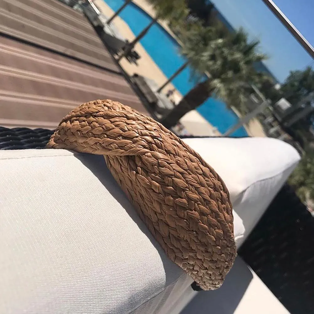 Astonishing Straw Knotted Headband