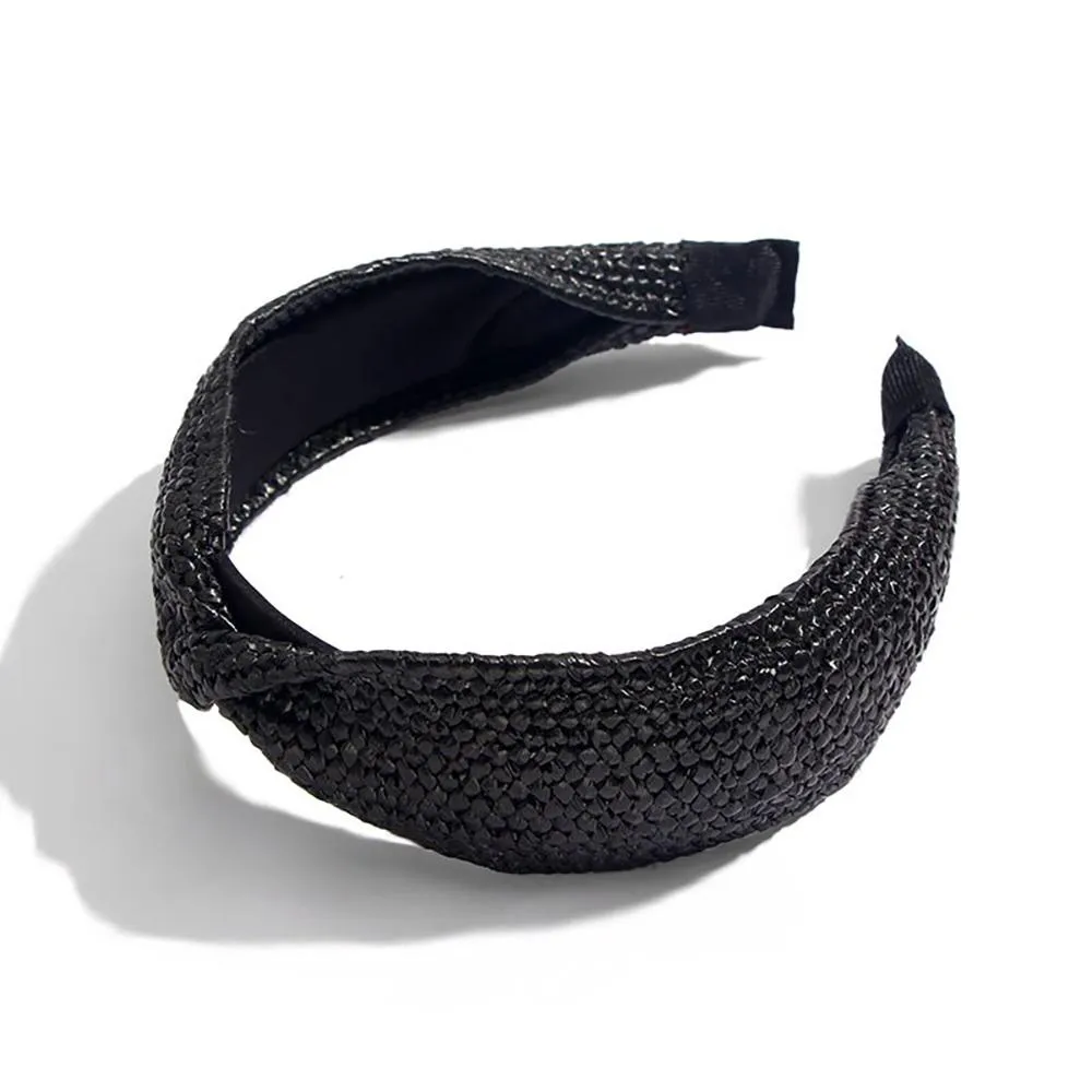 Astonishing Straw Knotted Headband