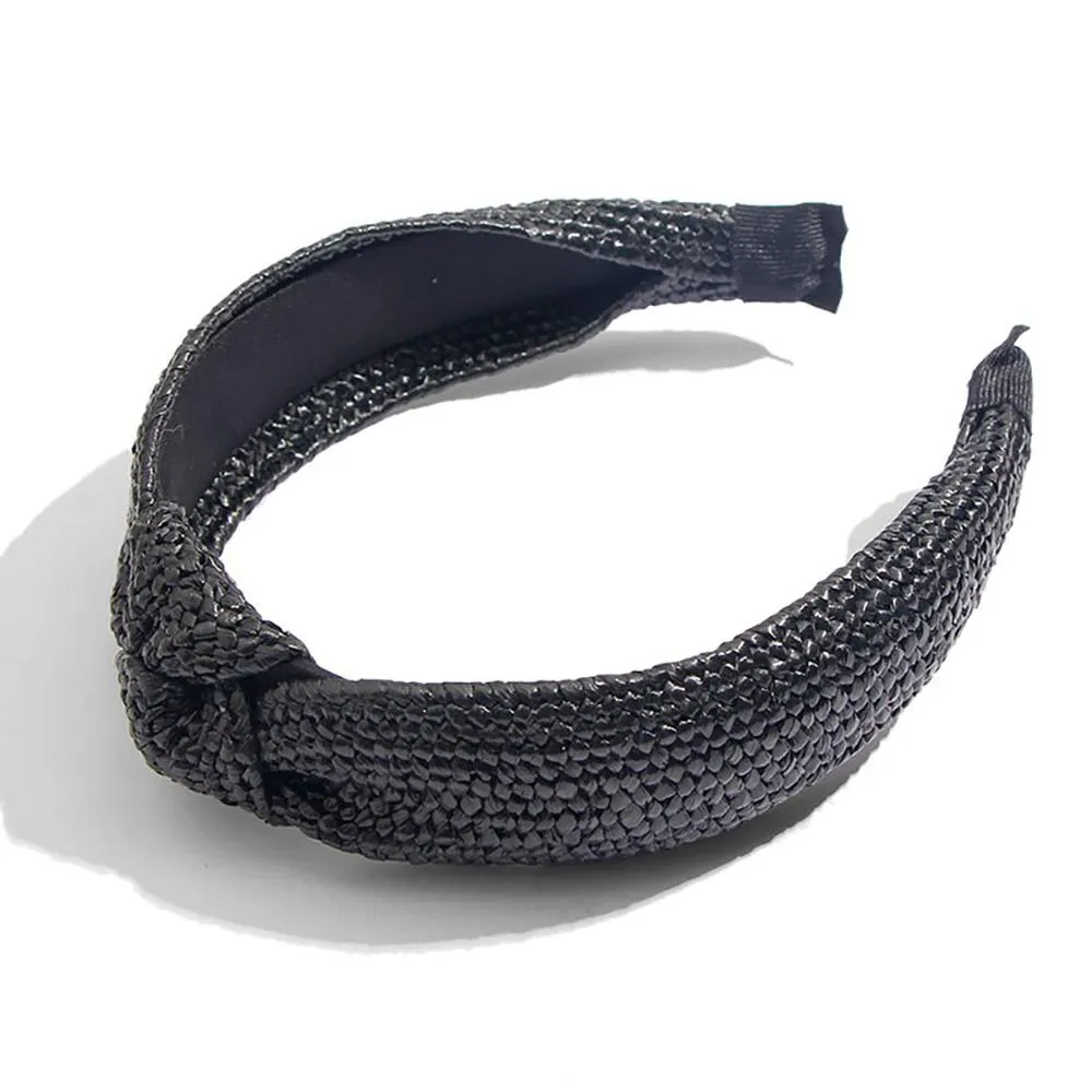 Astonishing Straw Knotted Headband