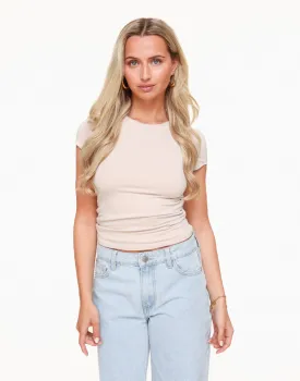 Beige Basic SS - Top