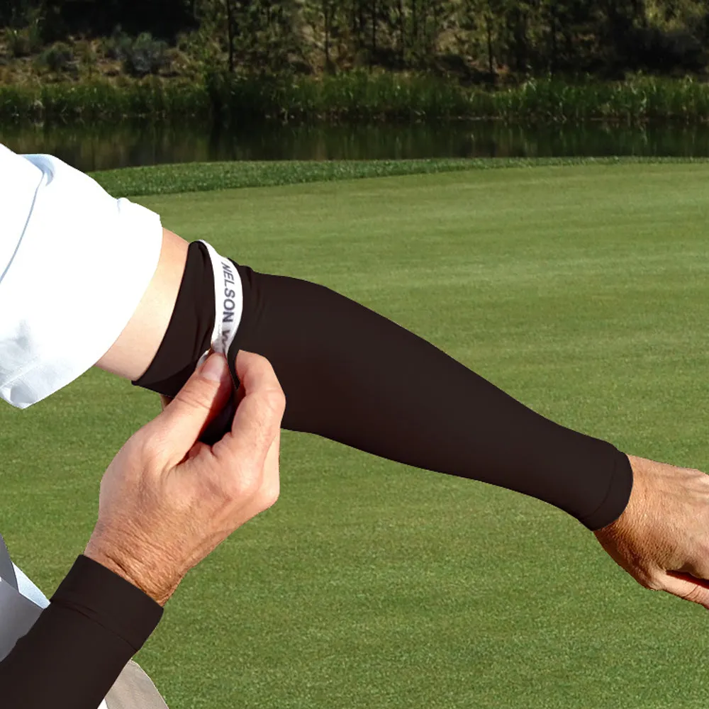 Black Full Arm Golf Sleeves