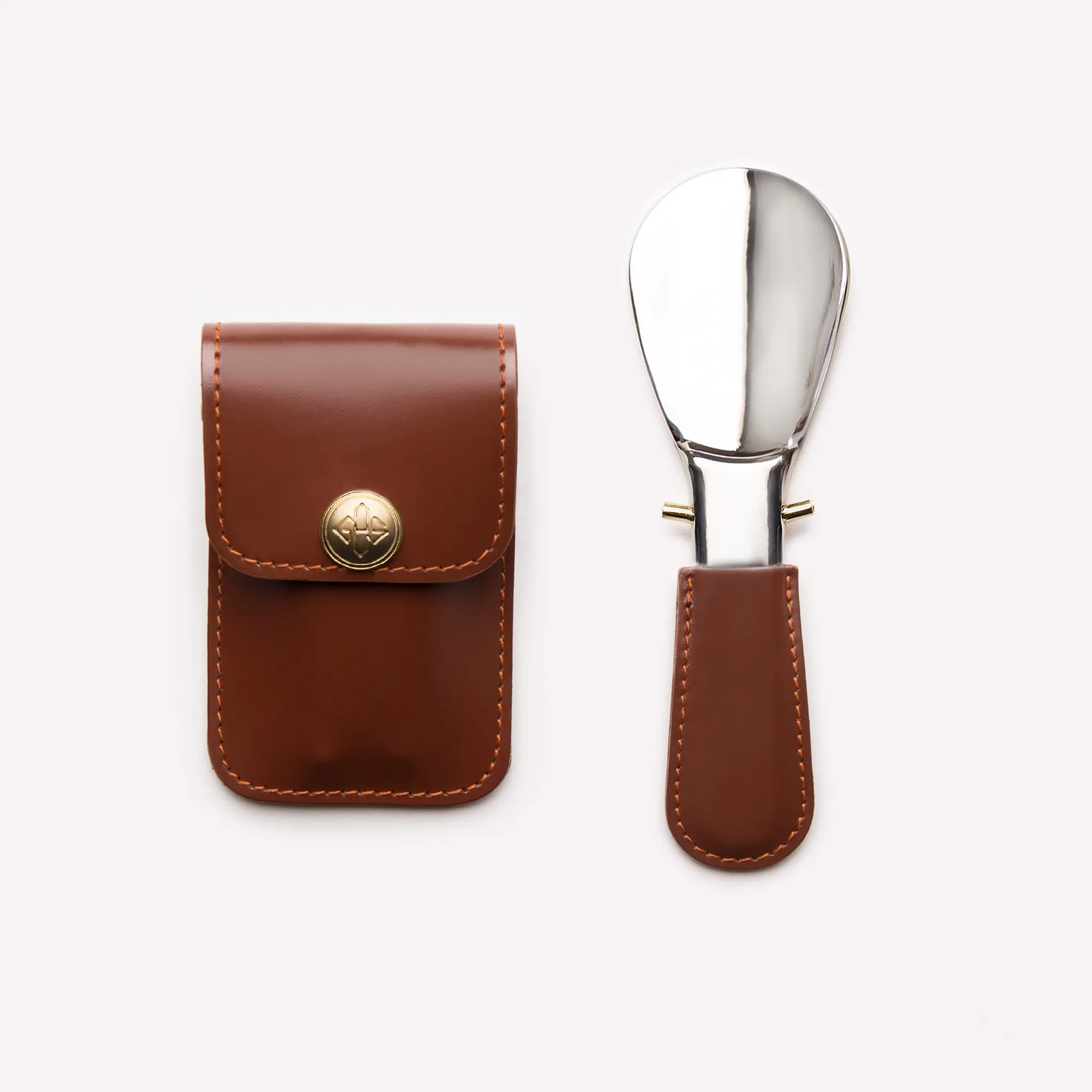 Bridle Hide Travel Shoe Horn