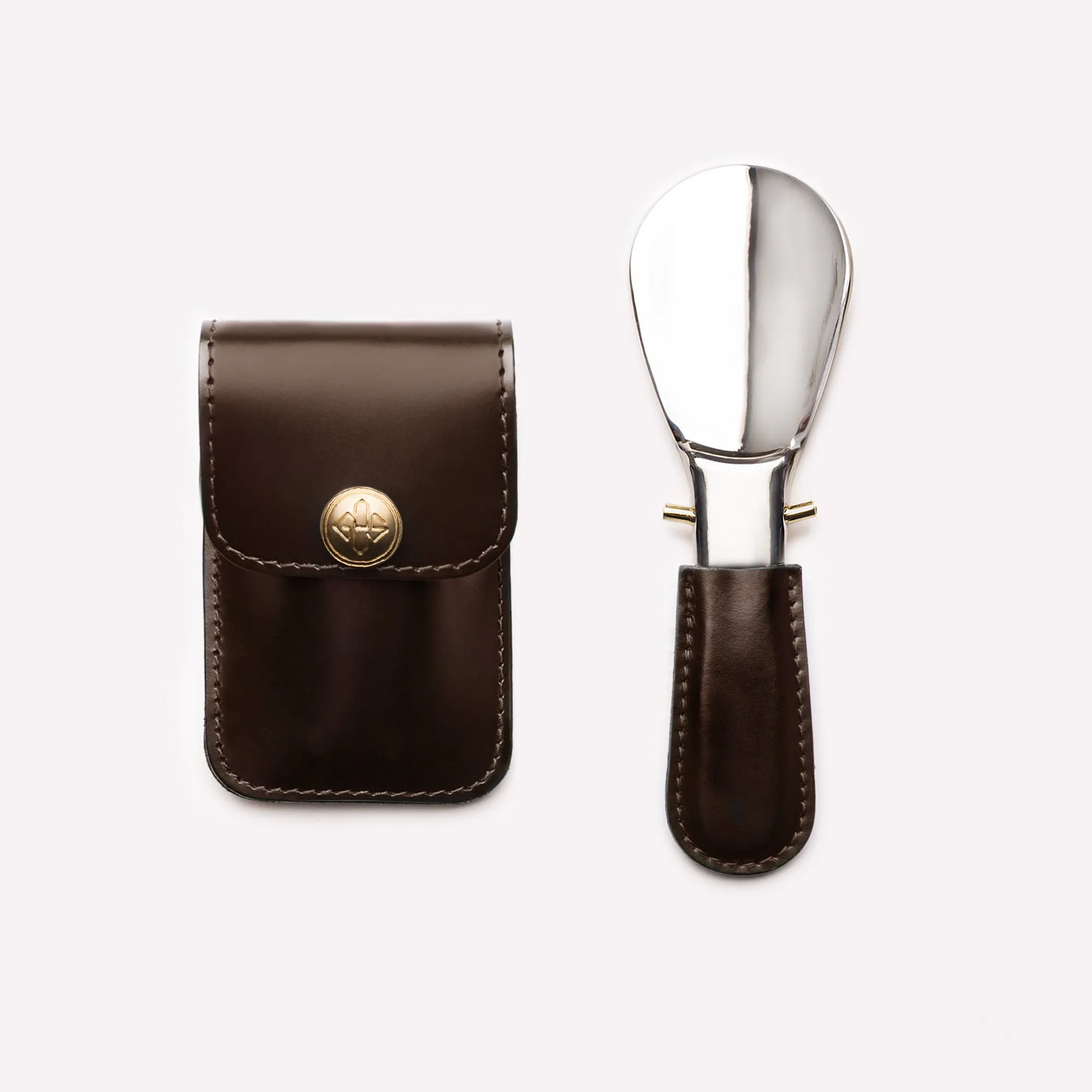 Bridle Hide Travel Shoe Horn