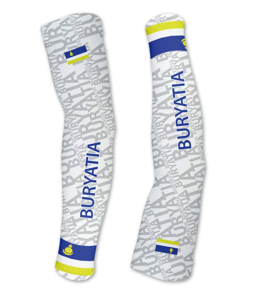 Buryatia ScudoPro Compression Arm Sleeves UV Protection Unisex - Walking - Cycling - Running - Golf - Baseball - Basketball