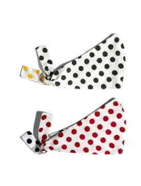 Cotton Polka Knot Mask Reversible