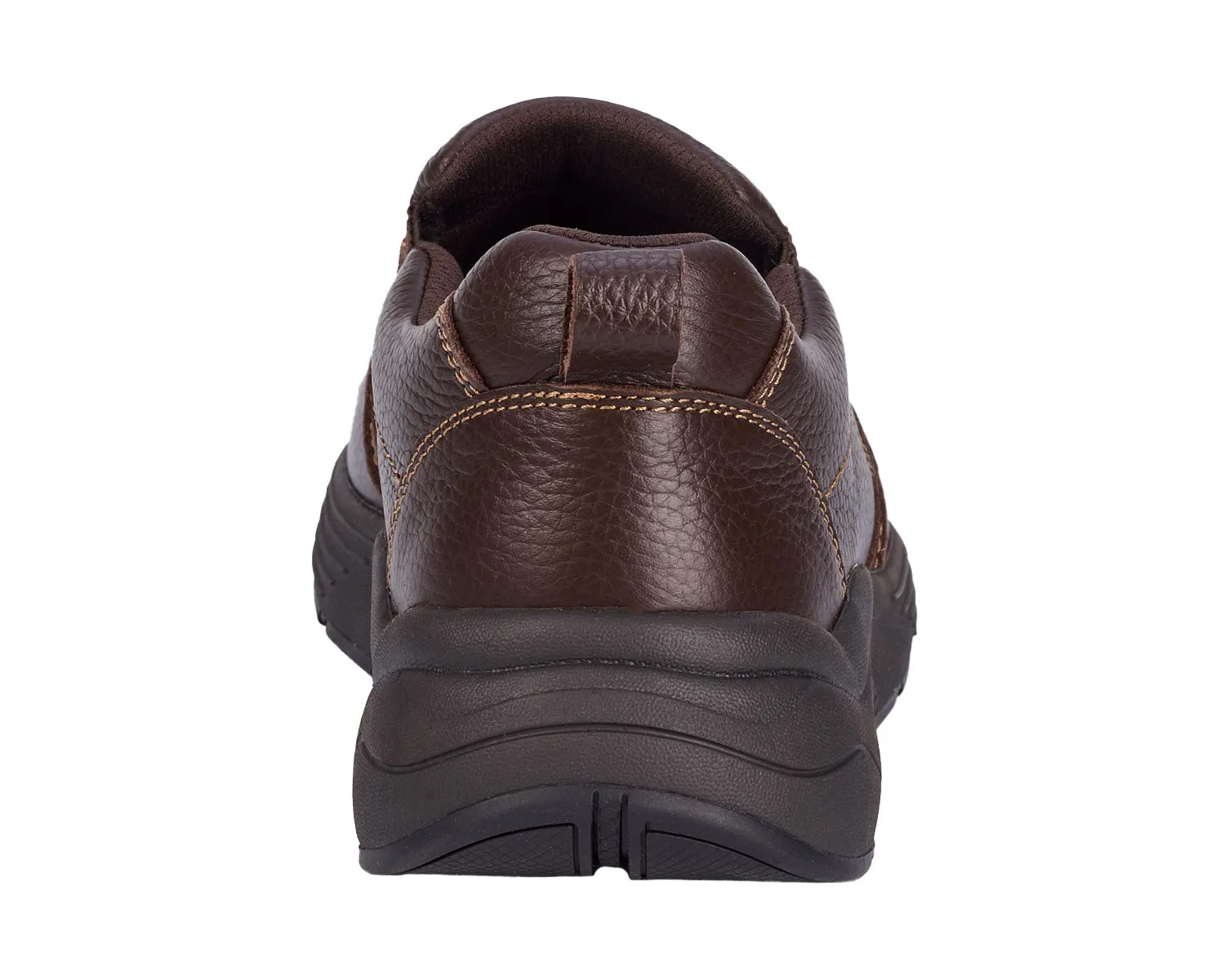 Drew Men's Match Brown Pebbled Leather