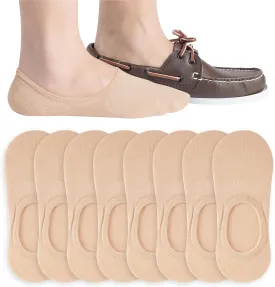 Eedor No Show Socks Men - Non Slip, Invisible & Low Cut Ankle - Casual & Formal Socks for Men - Soft & Stretchable Cotton