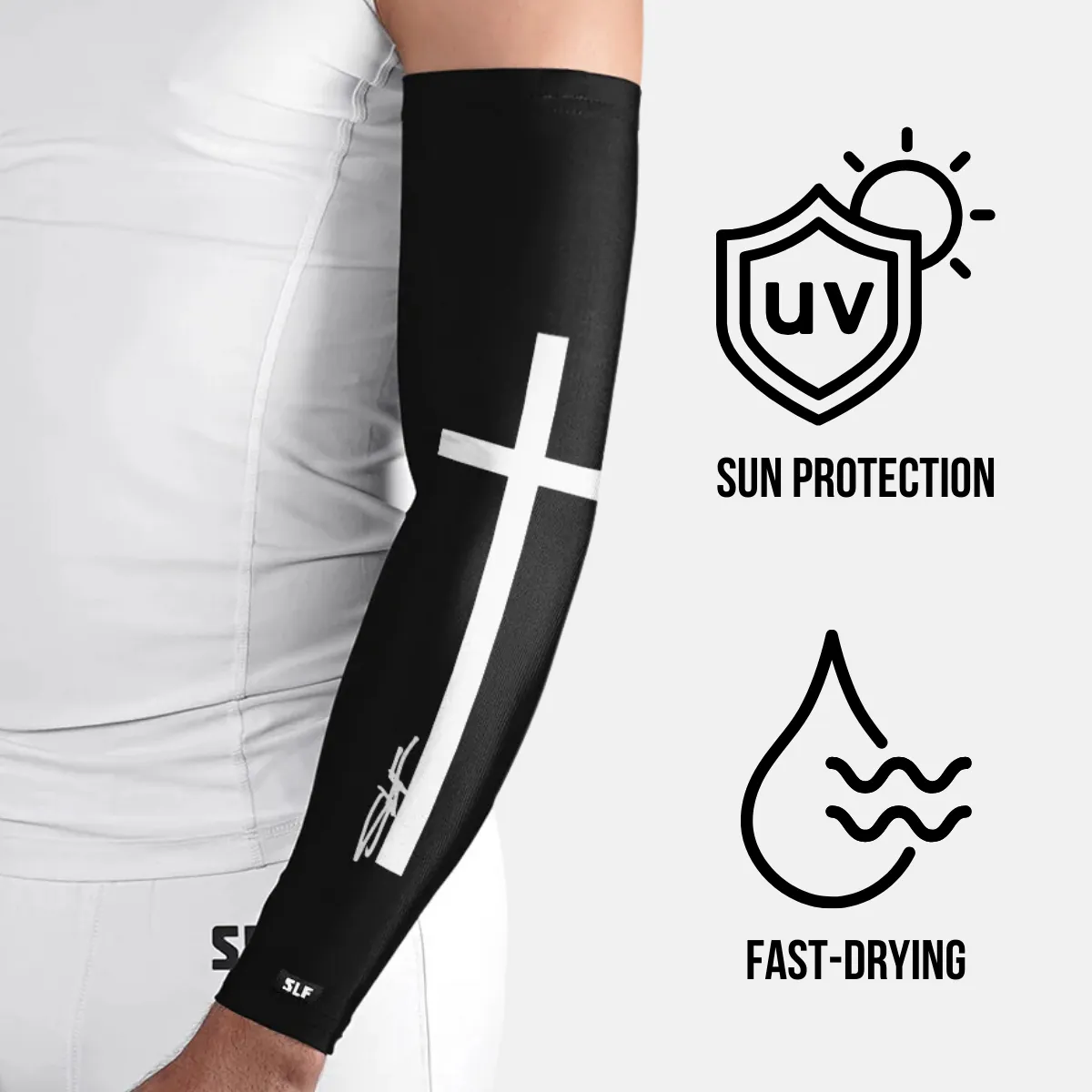Faith Cross Grandis UV Arm Sleeves (pair)