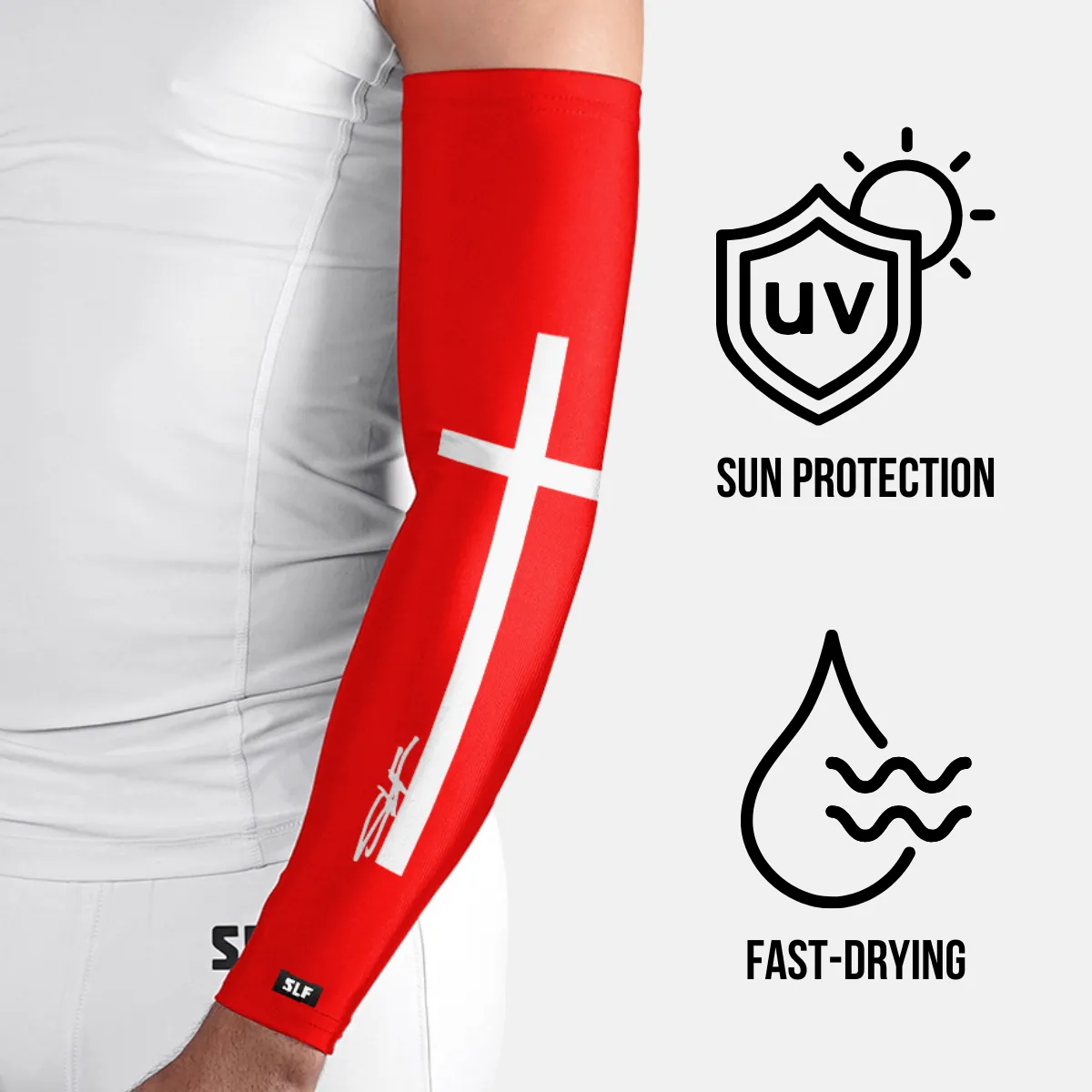 Faith Cross Grandis UV Arm Sleeves (pair)