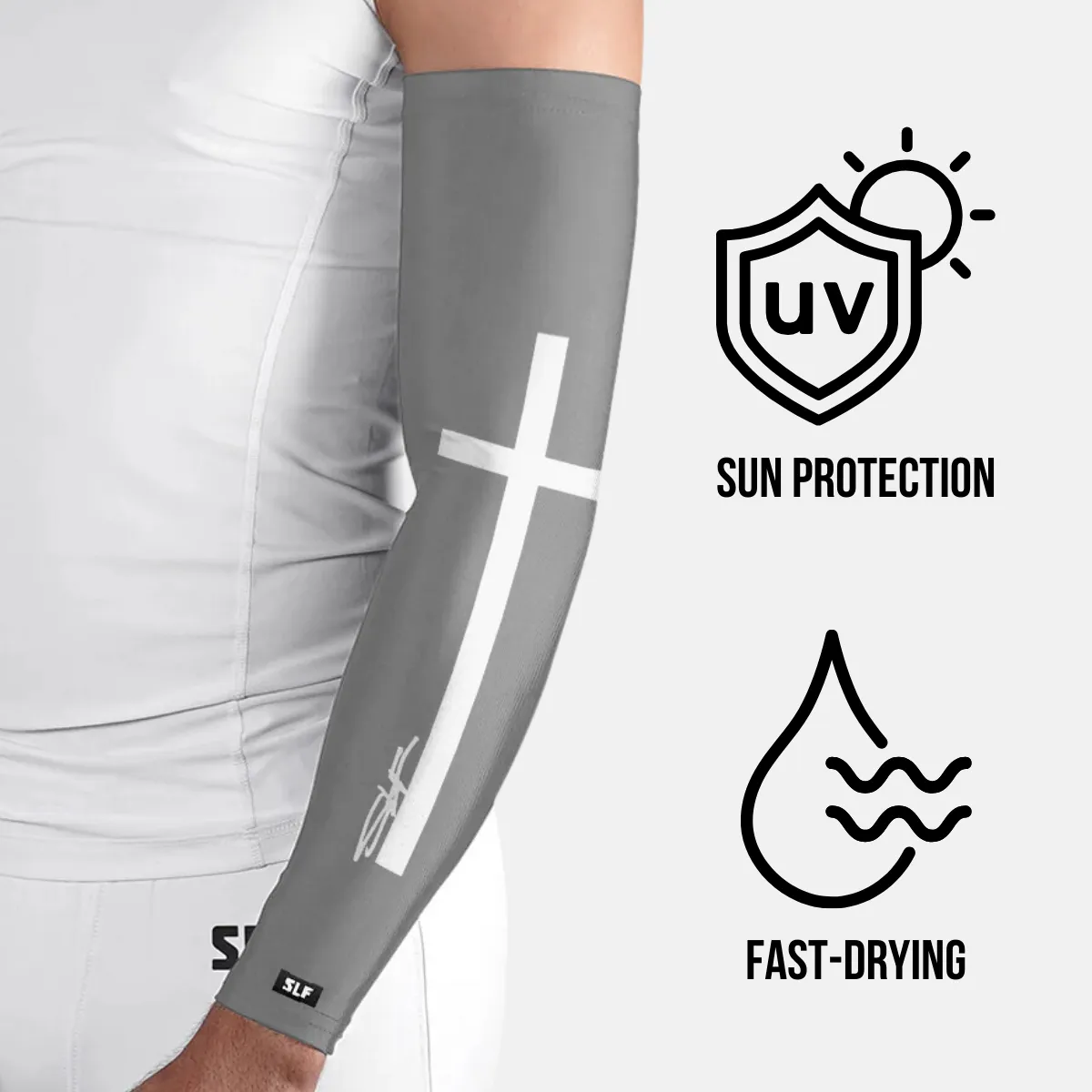 Faith Cross Grandis UV Arm Sleeves (pair)
