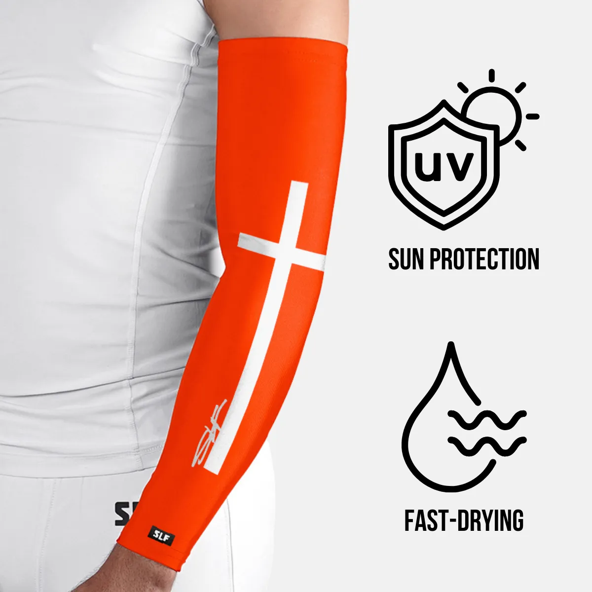 Faith Cross Grandis UV Arm Sleeves (pair)