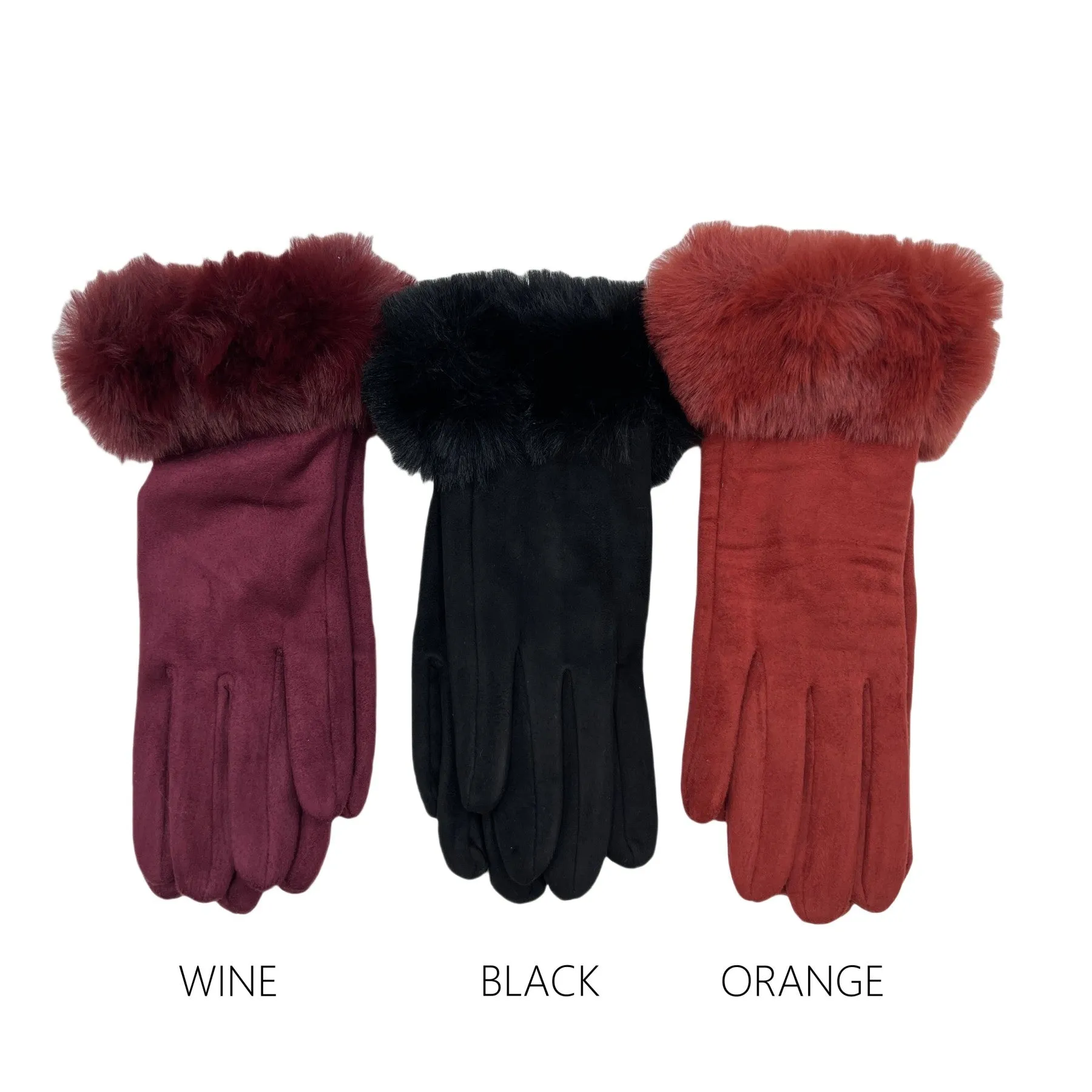 Fluffy Fur Cuff Glove