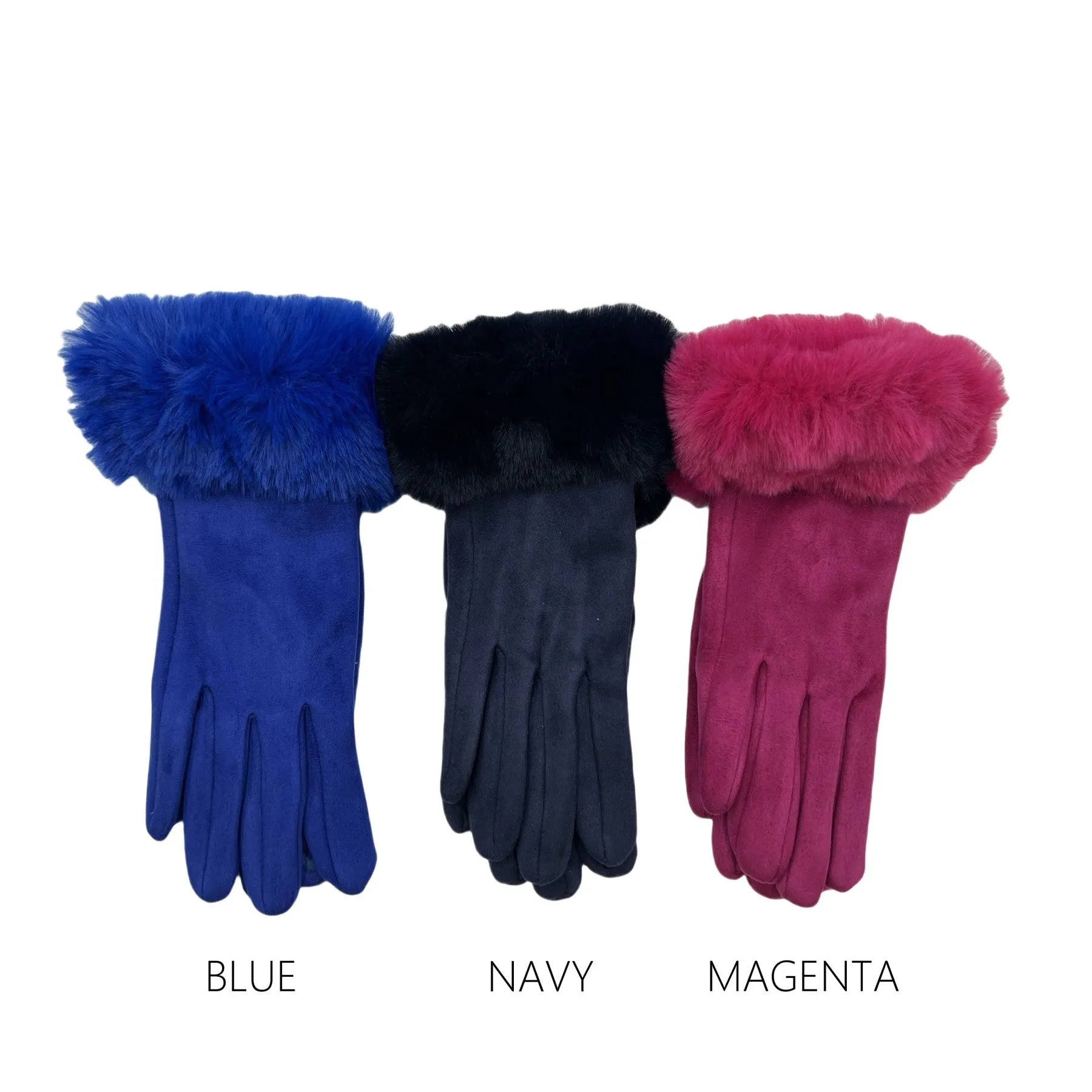 Fluffy Fur Cuff Glove