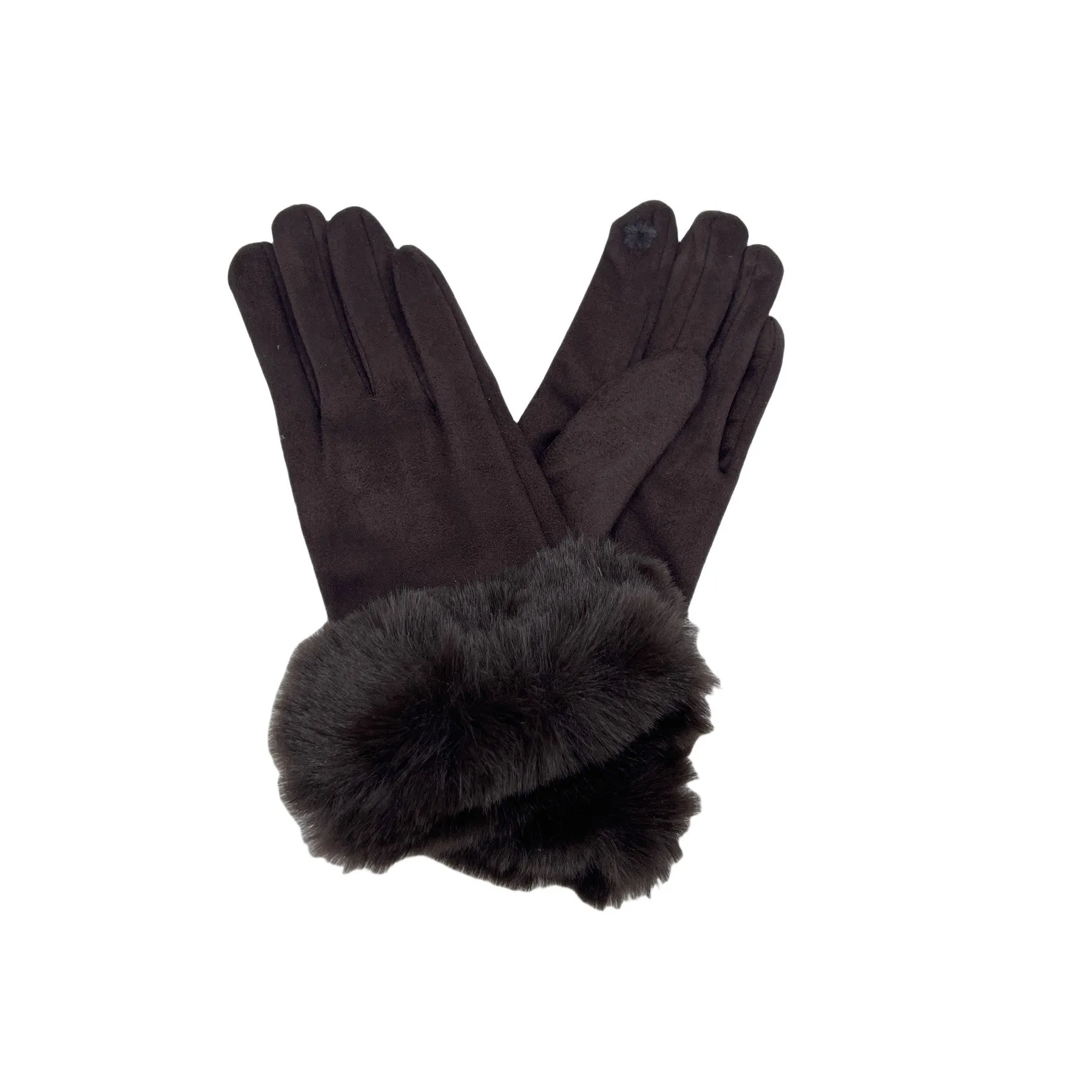 Fluffy Fur Cuff Glove