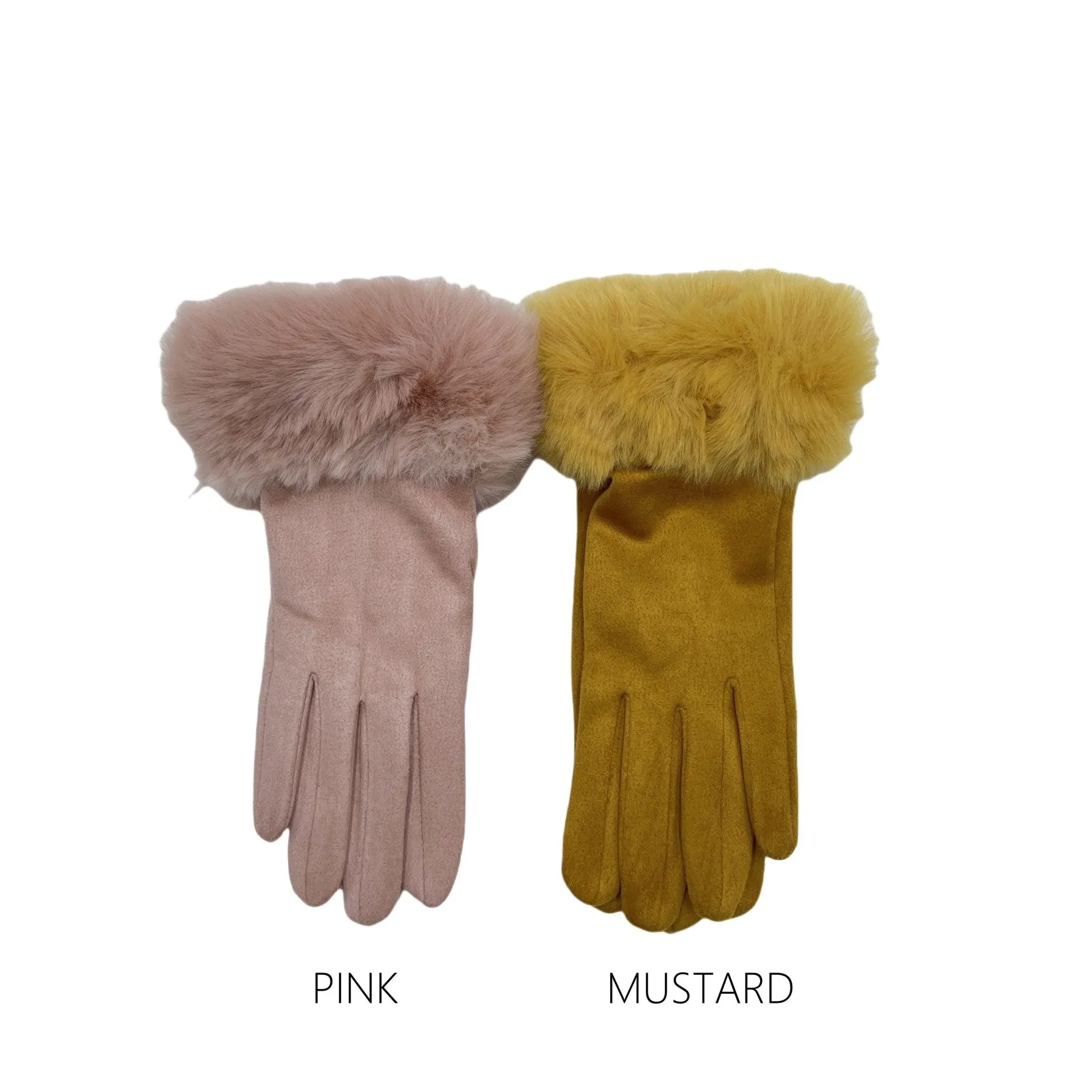 Fluffy Fur Cuff Glove