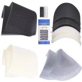 GELMAY 5Pair 2.3cm Thickened Sewing Supplies Foam Sponge Cotton Shoulder Pads Clothing Enhancer Push-Up Set-in Covered for Women Men