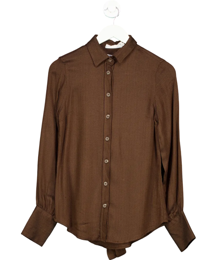 Holland Cooper Brown Heritage Shirt UK 6