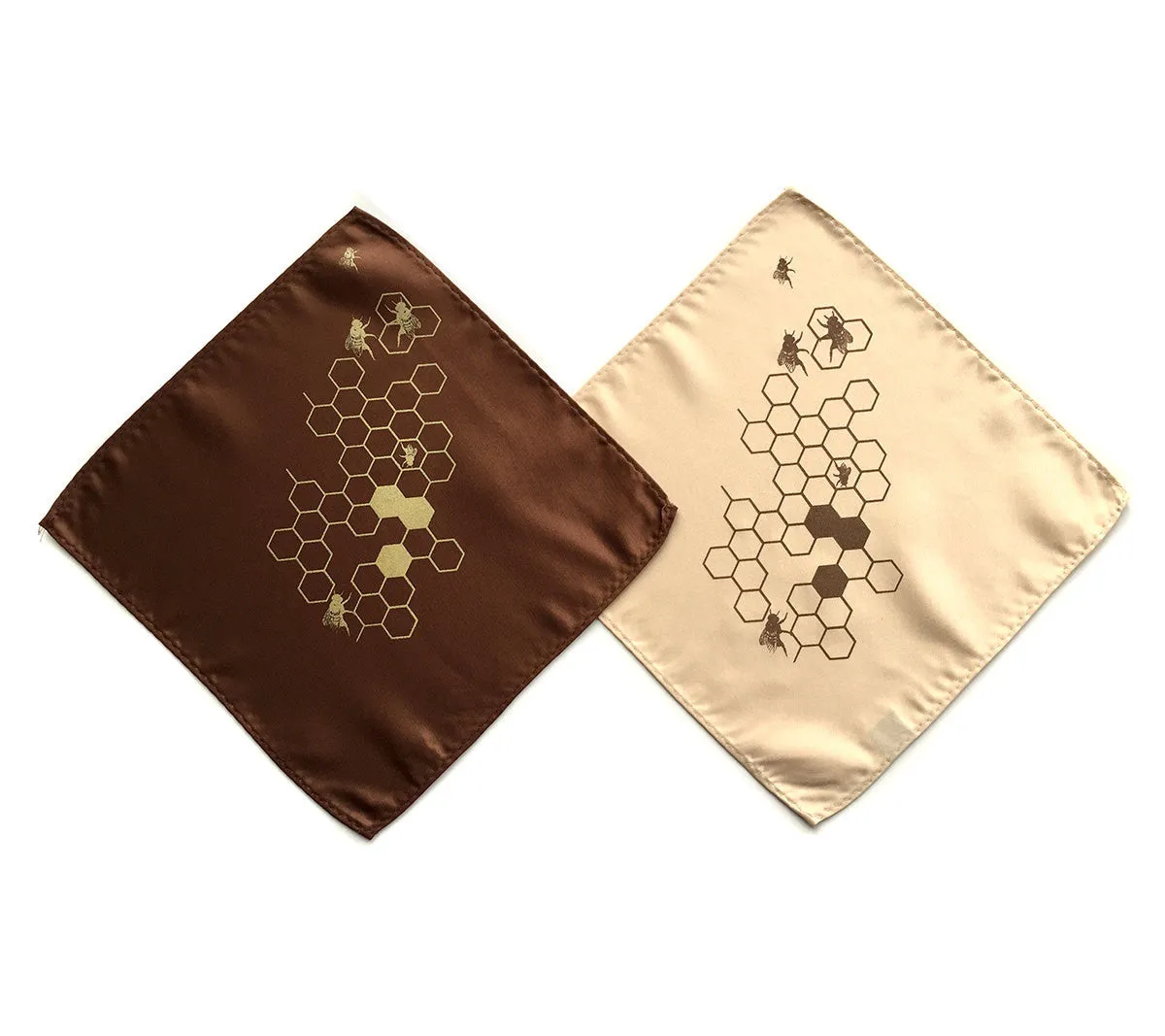 Honeybee Hive Pocket Square. "Oh Honey!"