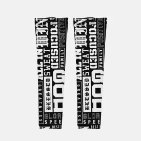 Inspirational Black UV Arm Sleeves (pair)