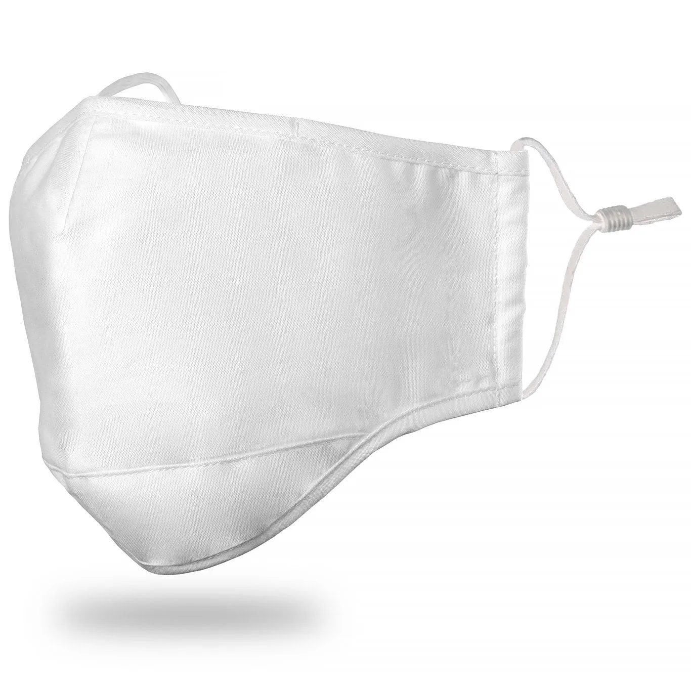 Kids "Solid" White Face Mask