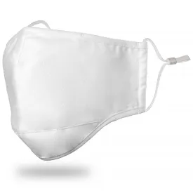 Kids "Solid" White Face Mask