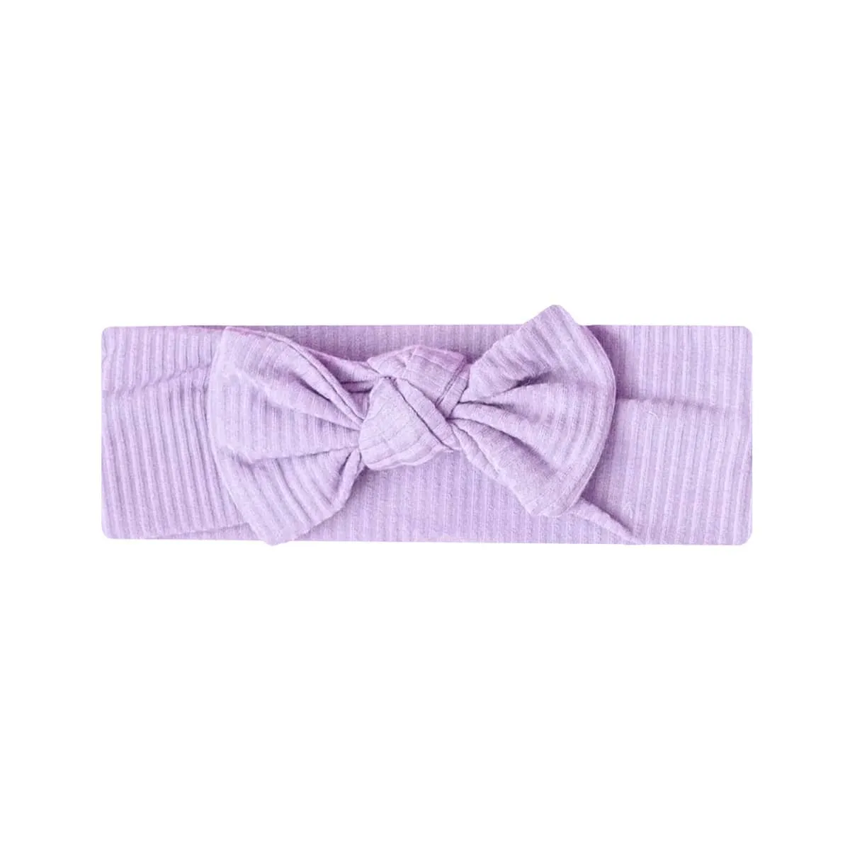 Kiin Baby Bamboo Stretch Bow Headband - Lilac