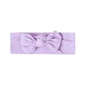 Kiin Baby Bamboo Stretch Bow Headband - Lilac