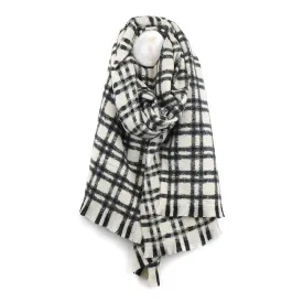 Monochrome Tile Scarf