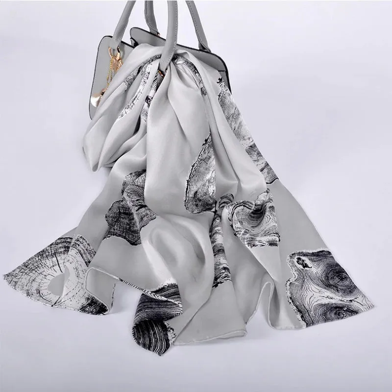 Multi-style Floral Fashion Pure Silk Shawl Scarf