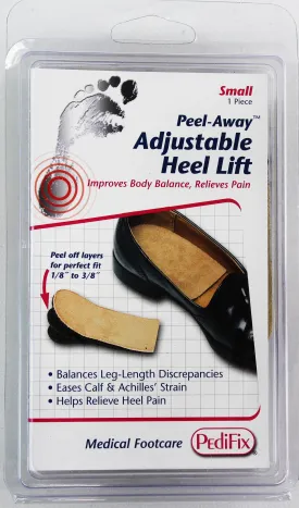 PediFix Peel-Away Adjustable Heel Lift – Relief for Leg Imbalance & Heel Pain