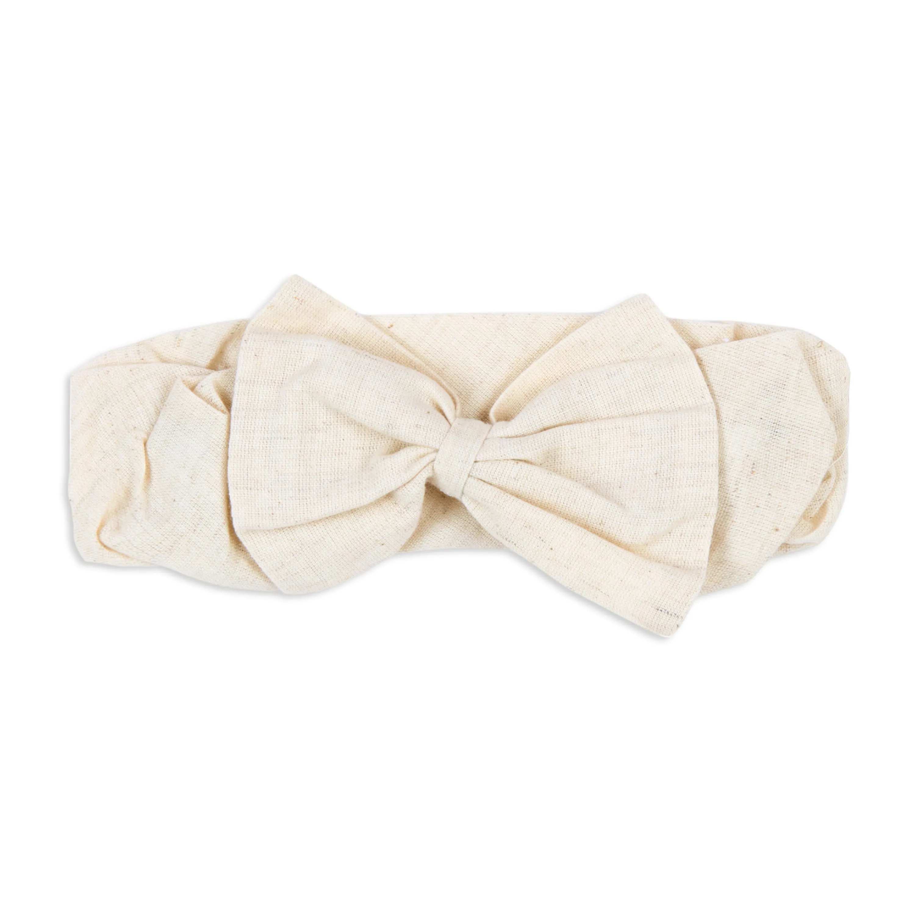 Peter Pan Collar Embroidery Dress With Bloomer & Hairband - Beige