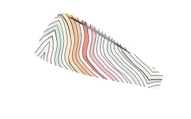 RAVEbandz The Pro - Wide Stretch Headband (Retro Wave)