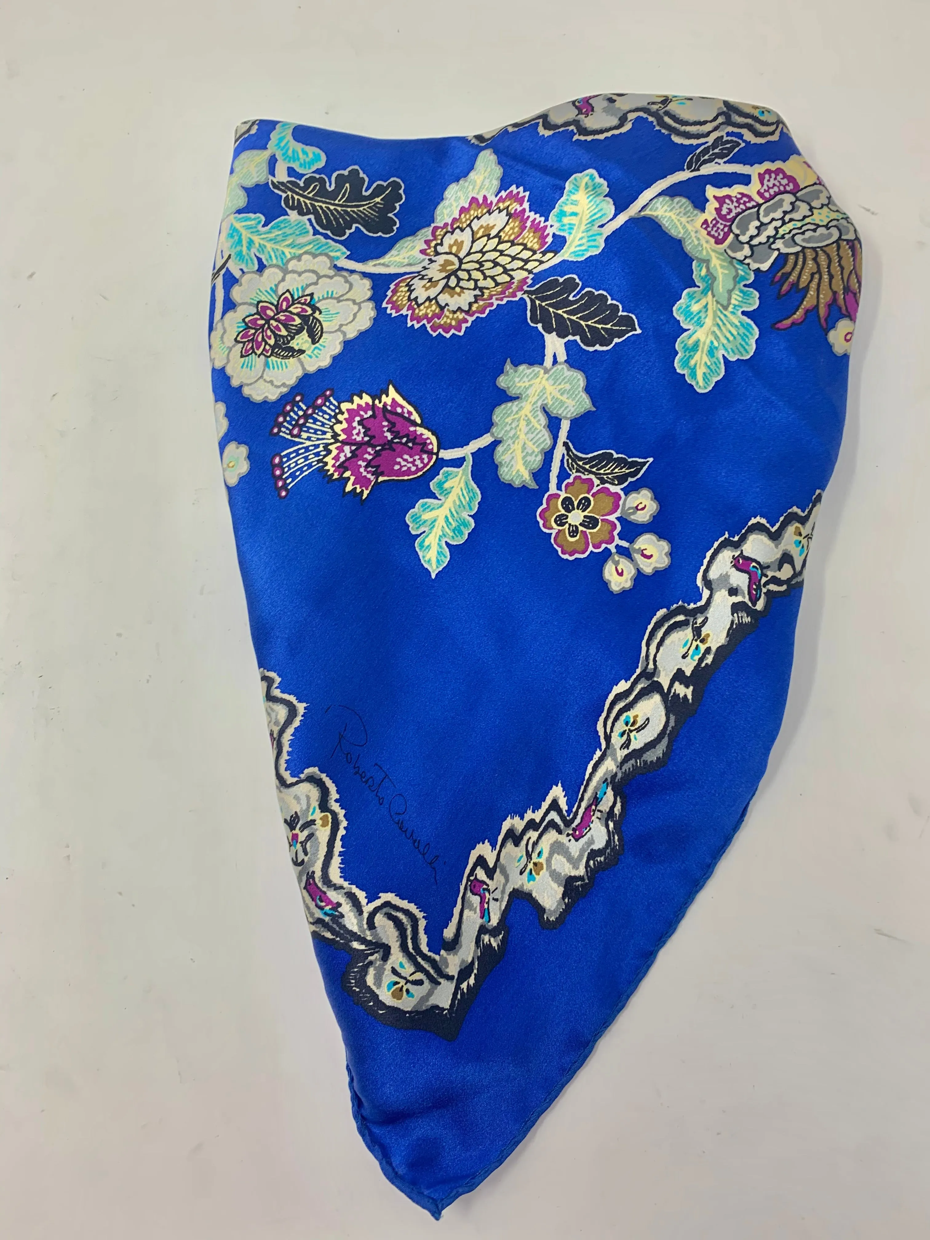 Roberto Cavalli SS 2003 Silk Scarf