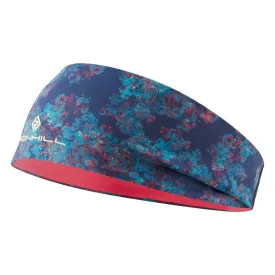 Ronhill Reversible Contour Headband- Microflral/Hot Pink