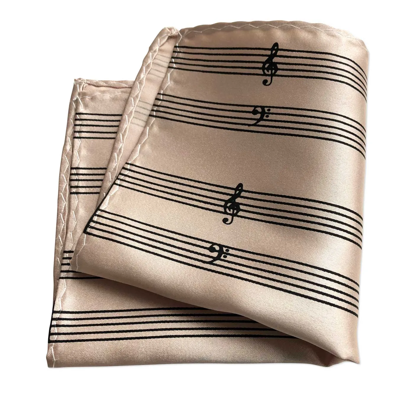 Sheet Music Pocket Square