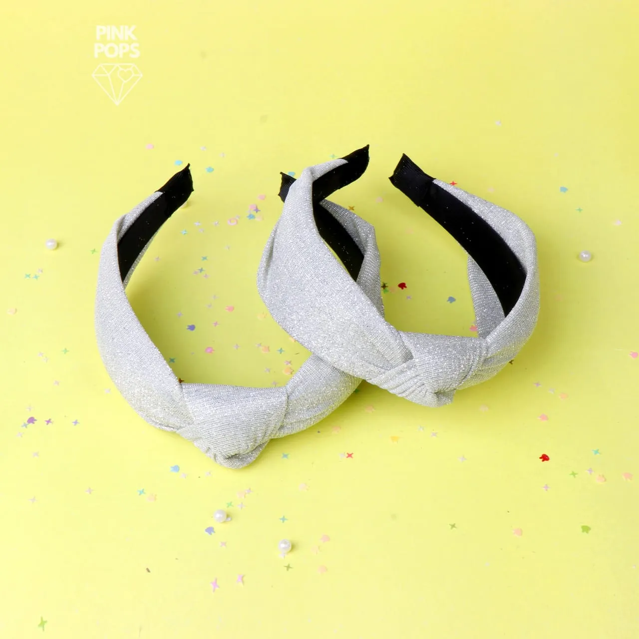 Shiny Turban Knotted Headband