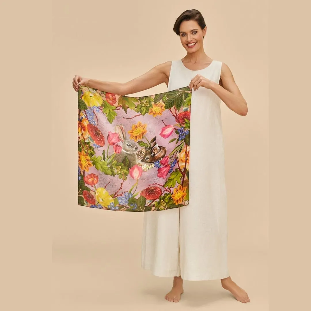 Silk Woodland Scarf