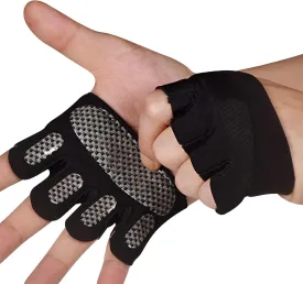 Sunnex Gym Gloves for Women & Men - Fingerless Workout Gloves for Weightlifting, Lightweight Breathable Fitness for Sports and More