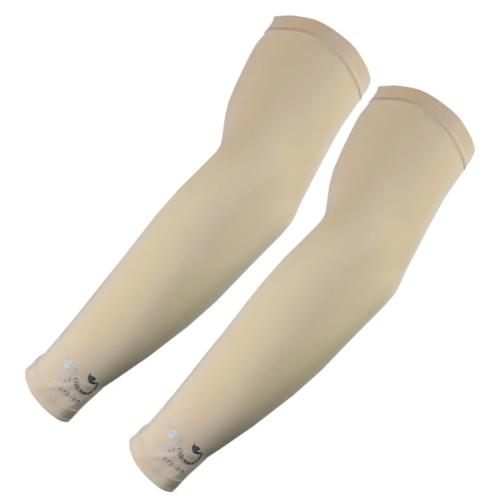 The Elixir Scorpion UV Protective Compression Cooling Arm Sleeves for Hiking, Bicycle, Outdoor Activity