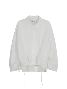 The Loom Long Sleeve Linen Shirt White