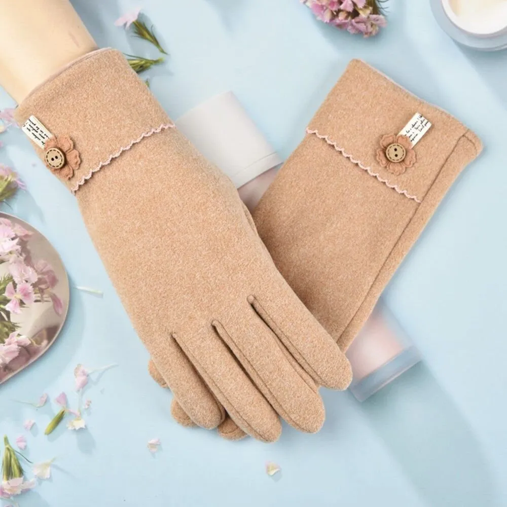 Touchscreen Cotton Gloves for Women - Stay Warm and Connected in Style