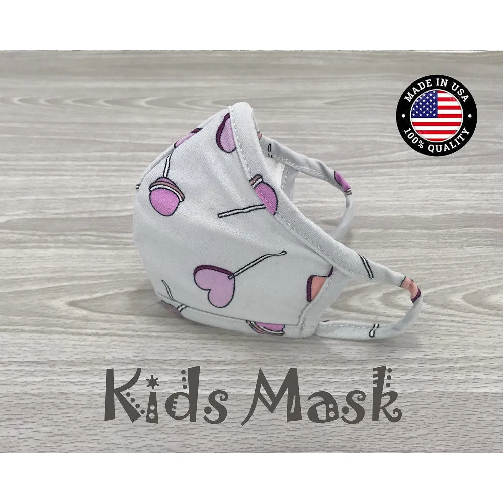 Washable Cotton Face Mask Kids size - Lollipops