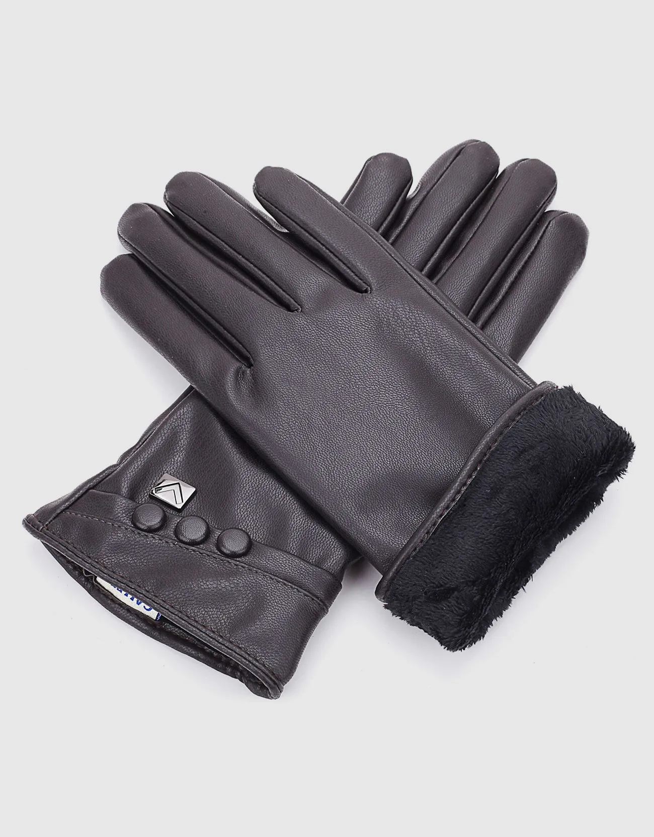Women's  Touchscreen Three Button Winter Gloves