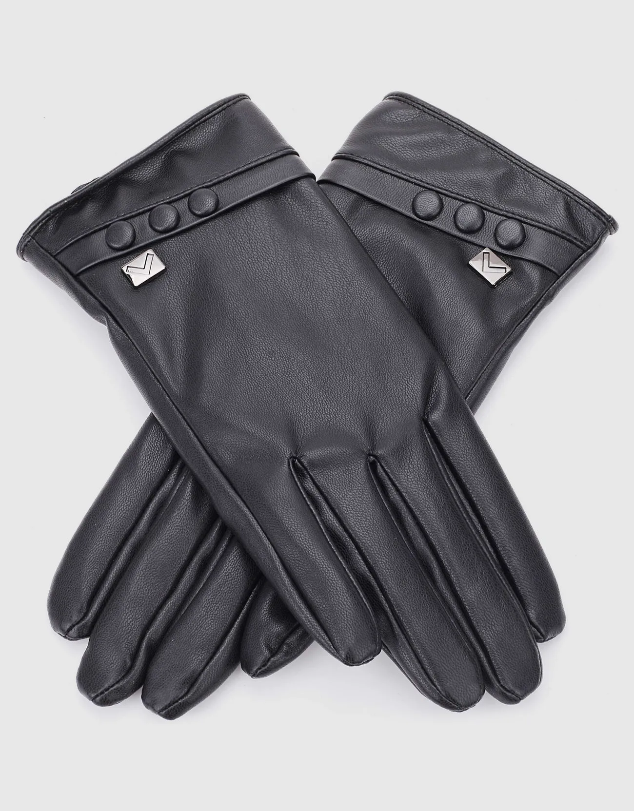 Women's  Touchscreen Three Button Winter Gloves